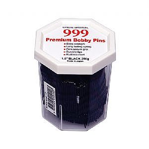 999 Bobby Pins 1.5" Black