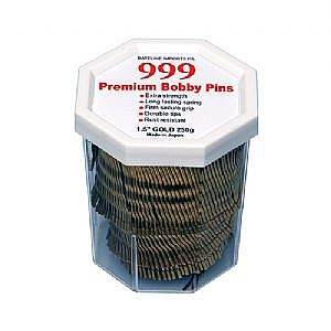 999 Bobby Pins 1.5" Gold