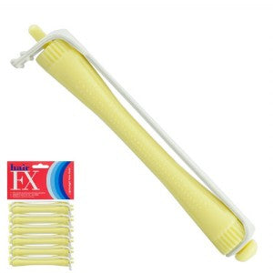 Hair FX Lightweight Perm Rods Yellow 8mm