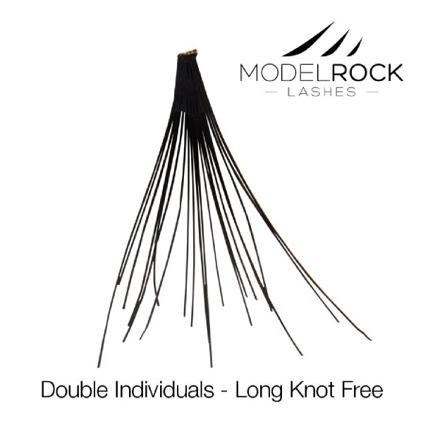 ModelRock Double Style Individual lashes - Long Knot Free