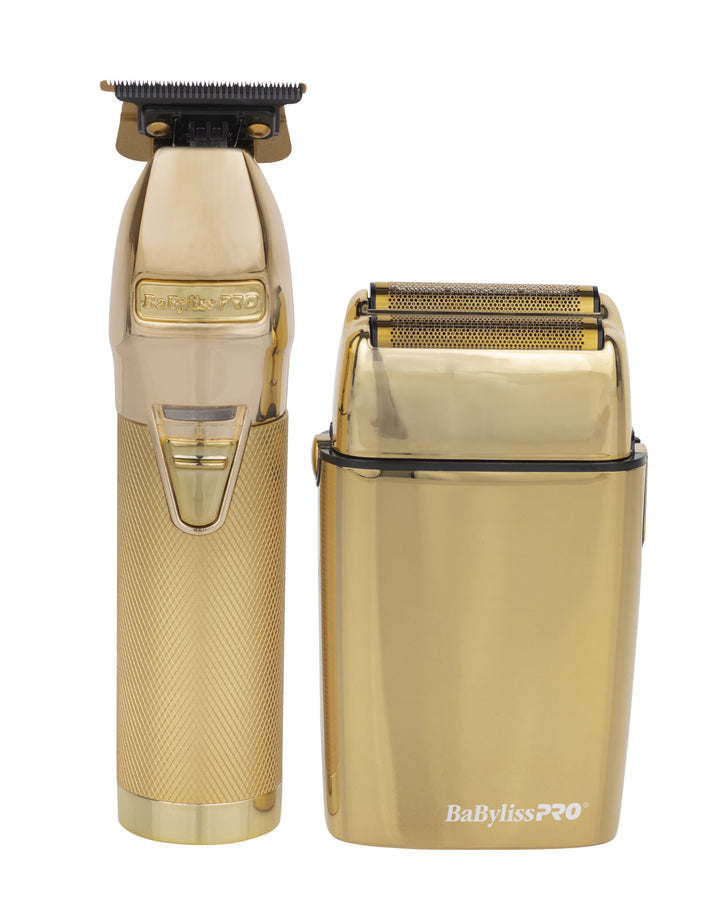 BaBylissPRO Gold Foil Shaver & Outliner Trimmer Pack