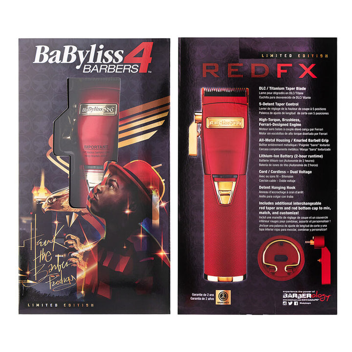 BaBylissPRO RedFX Lithium Hair Clipper