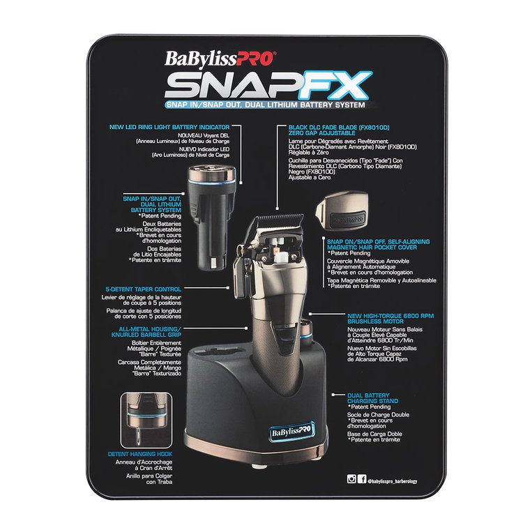 BaBylissPRO SnapFX Hair Clipper