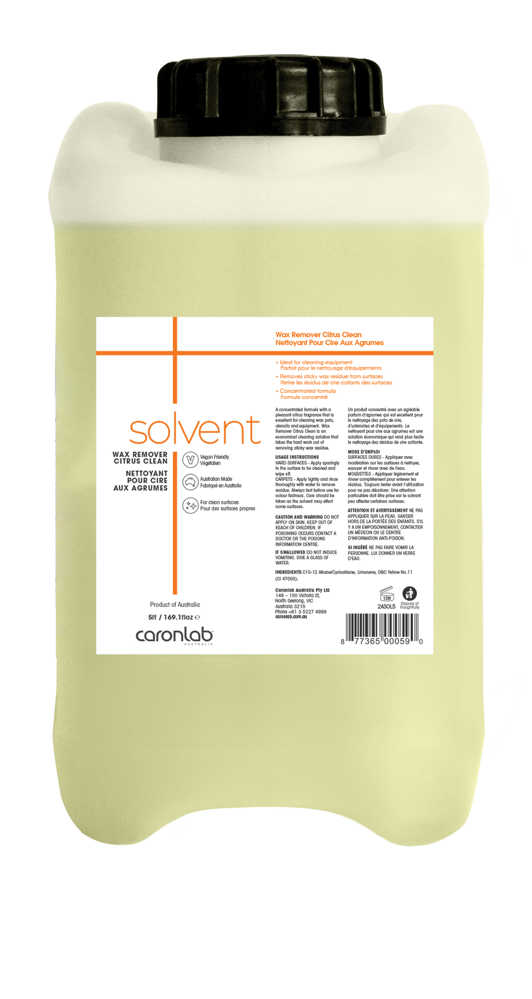 Caronlab Wax Remover Citrus Clean