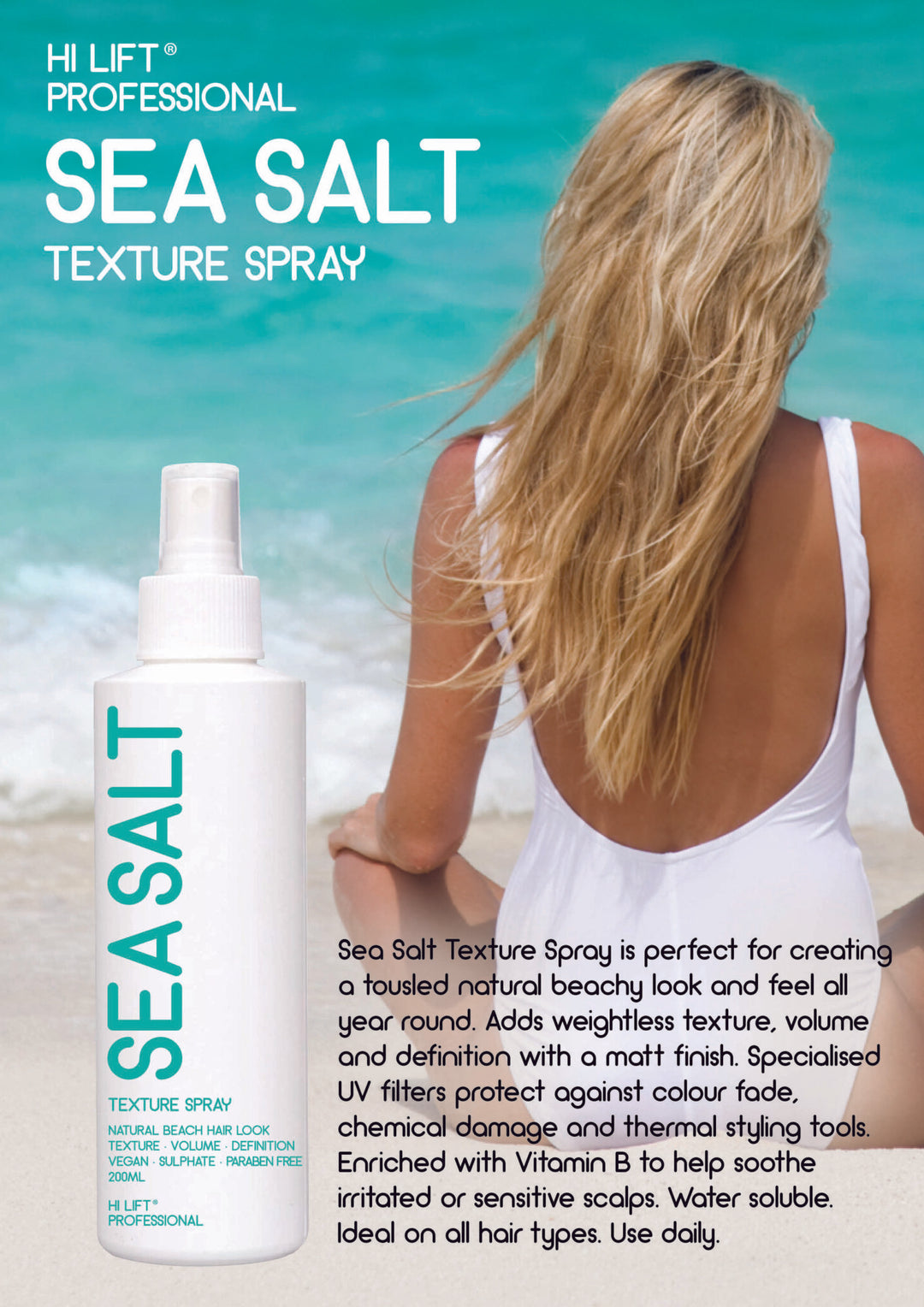 Hi Lift Sea Salt Texture Spray 200ml