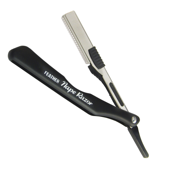 Feather Razor Hand Position Feather Nape Razor – Salon Depot
