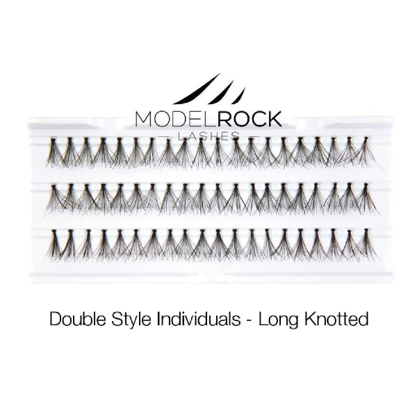 ModelRock Double Style Individual lashes - Long Knotted