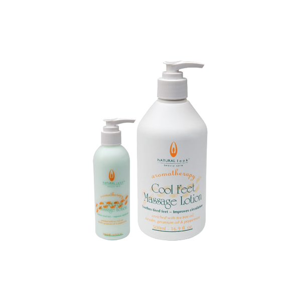 Natural Look Cool Feet Massage Lotion