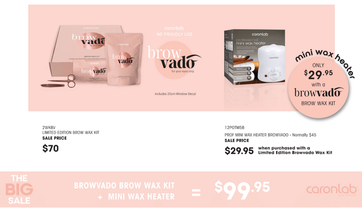 Limited Edition Browvado Wax Kit