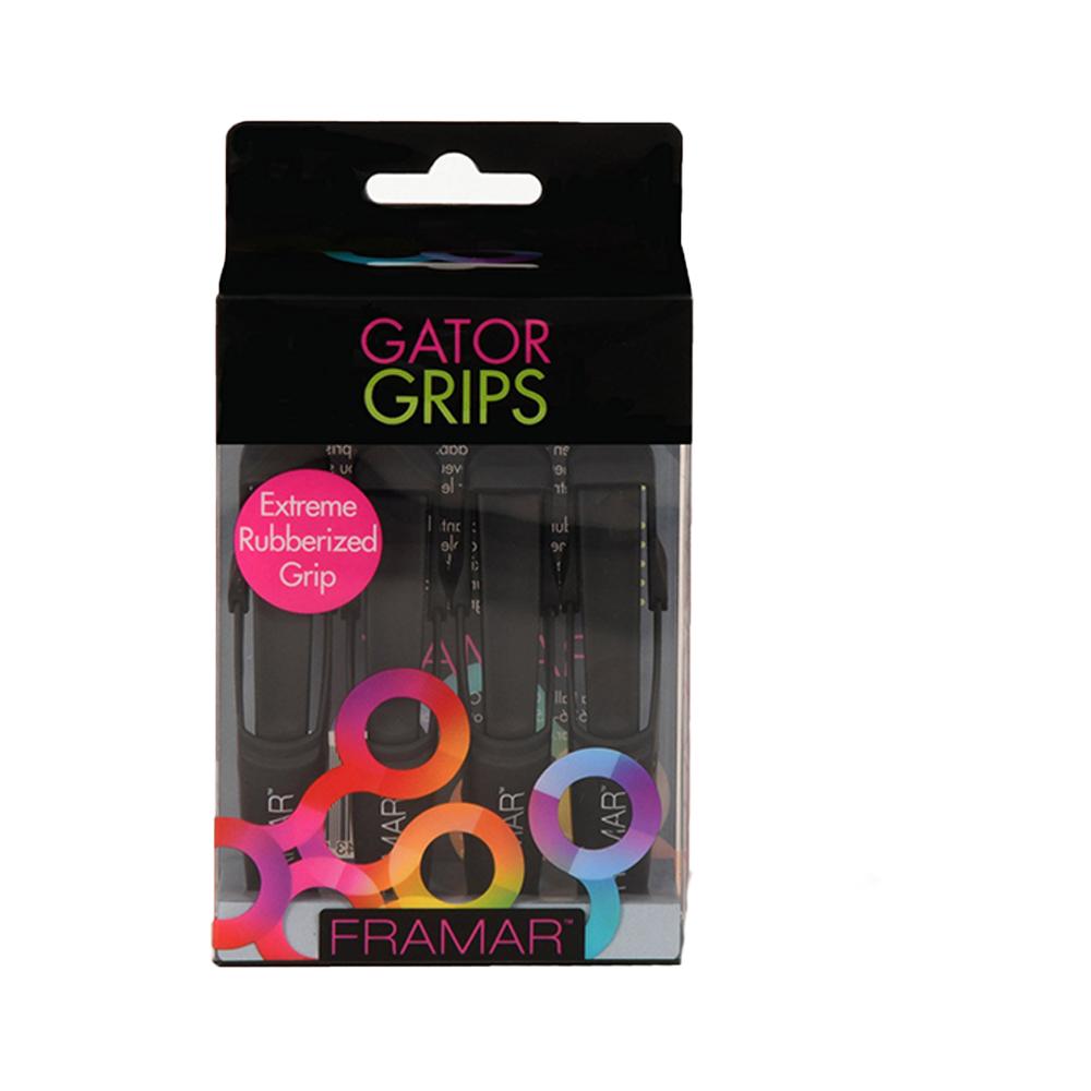 Framar Gator Grip Clips - Black (4pc)