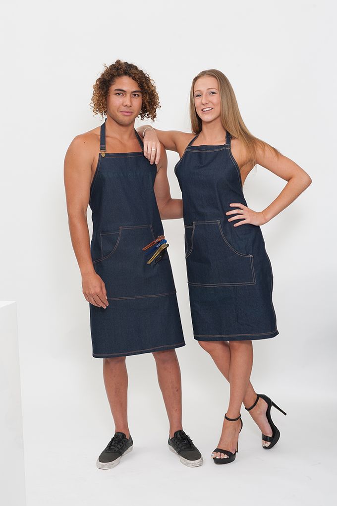 Glide Dark Denim Unisex Apron