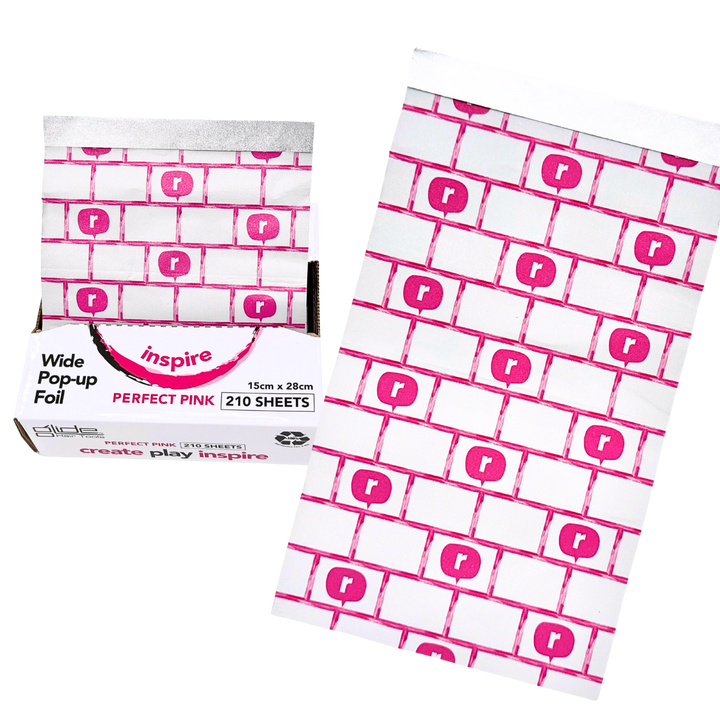 Glide Pink Wide Pop-up Foil 210 sheets
