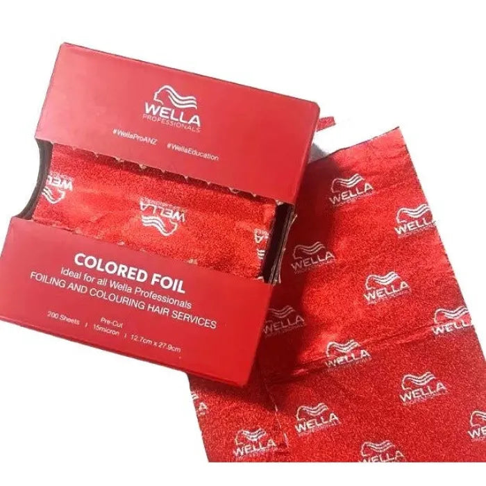 Wella Professionals Red Precut Foil - Box 500 Pieces